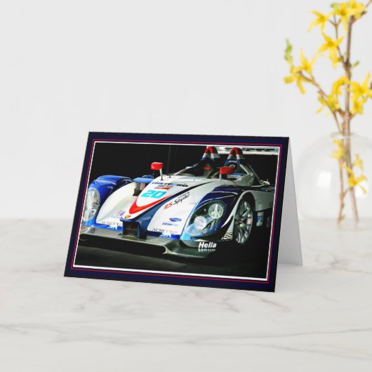 Carte Anniversaire 20 (Fleur jaune)