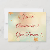 Carte anniversaire 20 ans beauté divine (Dos)