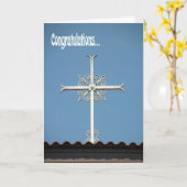 Carte Anniversaire 20 ans comme prêtre (Fleur jaune)