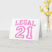 Carte Anniversaire 21 ans (Fleur jaune)