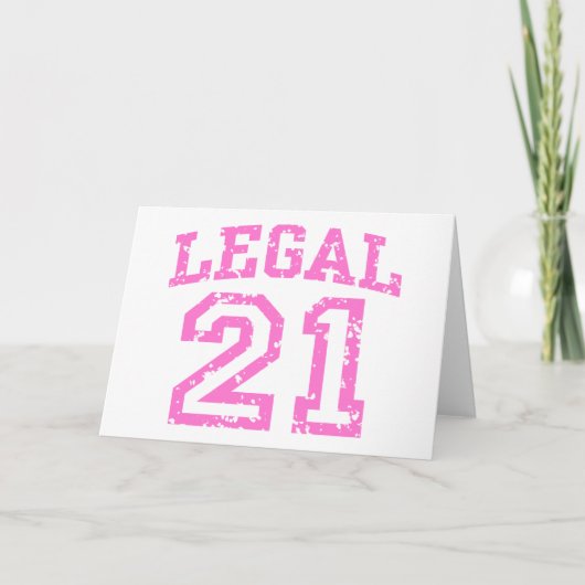 Carte Anniversaire 21 ans (Devant)