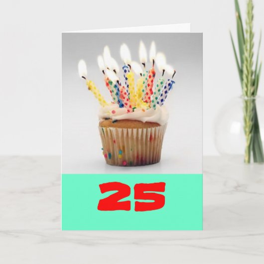 Carte anniversaire 25e (Devant)
