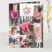 Carte Anniversaire 2 ans (Fleur jaune)