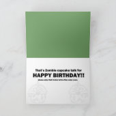 Carte Anniversaire #2 de petit gâteau de zombi (Intérieur)