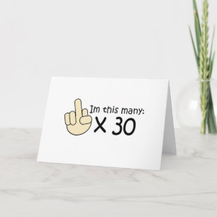 Carte Anniversaire 30 ans