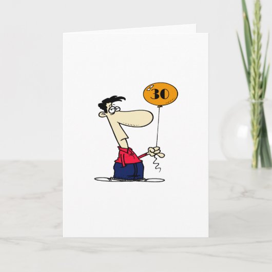 Carte Anniversaire 30 ans (Devant)