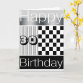 Carte Anniversaire 30 ans (Fleur jaune)