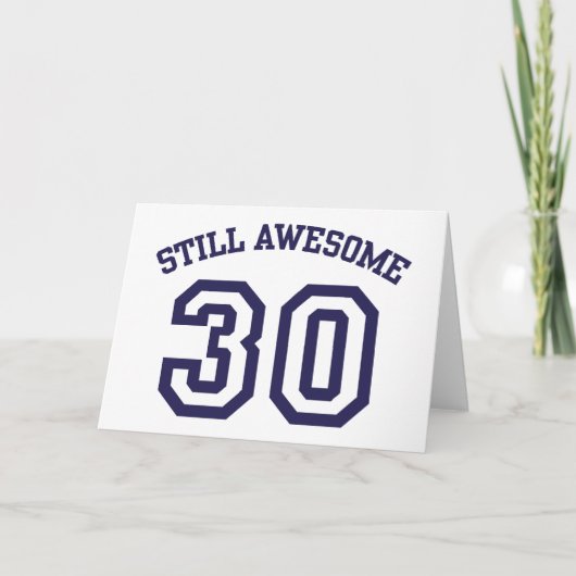 Carte Anniversaire 30 ans (Devant)
