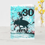 Carte Anniversaire 30 ans (Fleur jaune)