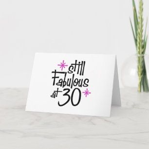 Carte Anniversaire 30 ans