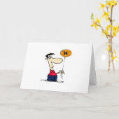 Carte Anniversaire 30 ans (Fleur jaune)