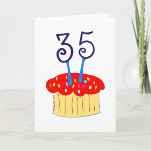 Carte Anniversaire 35 ans