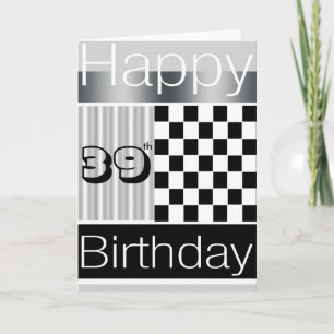Carte Anniversaire 39 ans