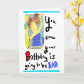 Carte Anniversaire 3 Femme (Fleur jaune)
