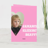 Carte Anniversaire 4 ans (Dos)