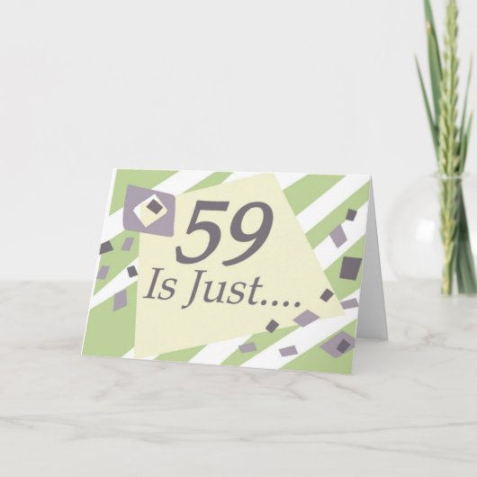 Carte Anniversaire 59 ans (Devant)