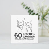 Carte Anniversaire 60 ans (Debout devant)