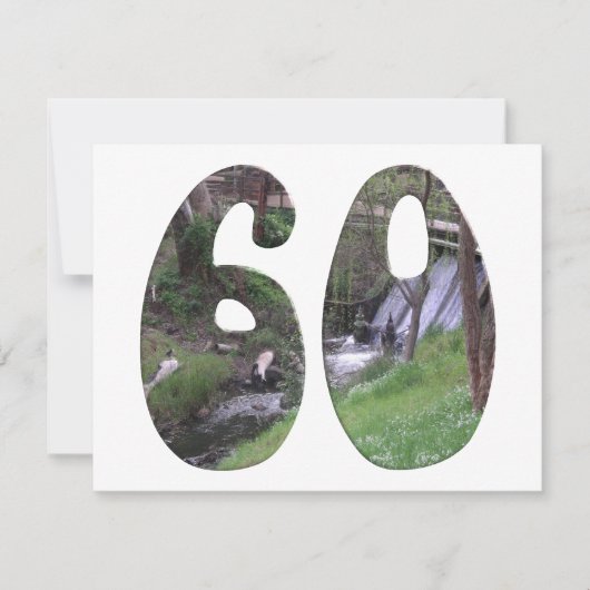 Carte Anniversaire 60 ans (Devant)