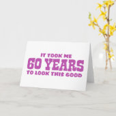 Carte Anniversaire 60 ans (Fleur jaune)
