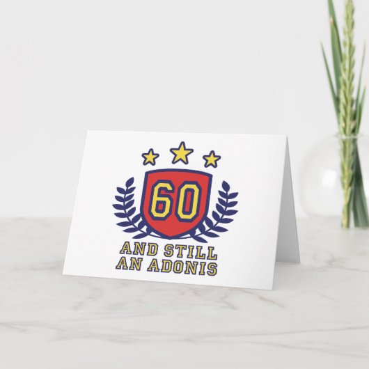 Carte Anniversaire 60 ans (Devant)