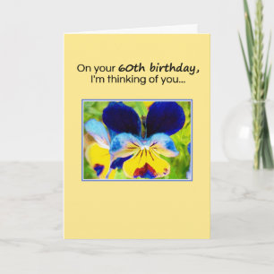 Carte Anniversaire 60 ans