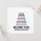 Carte Anniversaire 60 ans (Devant/Arrière en situation)