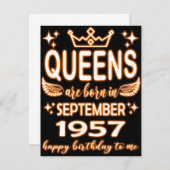 Carte Anniversaire 65 ans (Devant / Derrière)