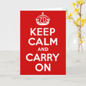 Carte Anniversaire 70 ans (Fleur jaune)