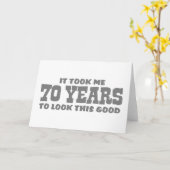Carte Anniversaire 70 ans (Fleur jaune)