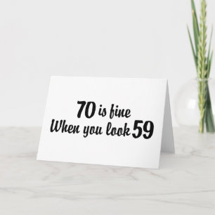 Carte Anniversaire 70 ans