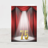 Carte Anniversaire 75 ans (Devant)