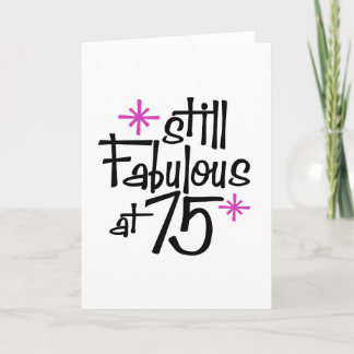 Carte Anniversaire 75 ans