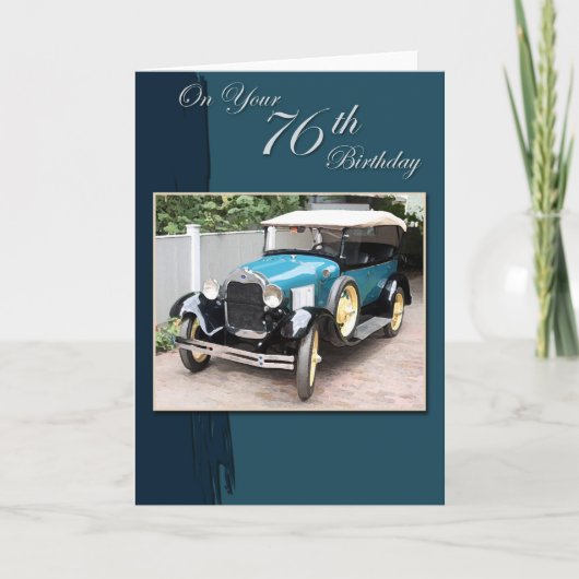 Carte Anniversaire 76 ans (Devant)
