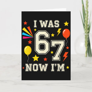 Carte Anniversaire 7 Ans J'avais 6 Ans Maintenant J'ai 7