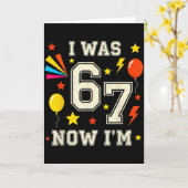 Carte Anniversaire 7 Ans J'avais 6 Ans Maintenant J'ai 7 (Fleur jaune)