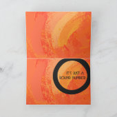 Carte Anniversaire 80 Décennie Orange (Intérieur)