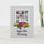 CARTE ANNIVERSAIRE -80TH- REGARDANT DEDANS LA PARTIE<br><div class="desc">VOIR LA MÊME IMAGE POUR UNE FOULE DE CATÉGORIES D'ANNIVERSAIRE.</div>