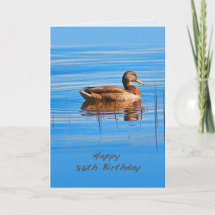 Carte Anniversaire, 86e, Canard Majard