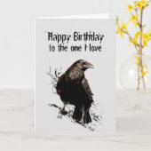Carte Anniversaire à celui que j'aime Forevermore Fun Ra (Fleur jaune)
