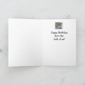 Carte Anniversaire à la fois nous Golden Retriever (Intérieur)