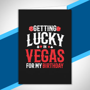 Carte Anniversaire à Las Vegas - De la chance à Vegas