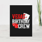 Carte Anniversaire à Las Vegas - Équipe d'anniversaire à (Devant)