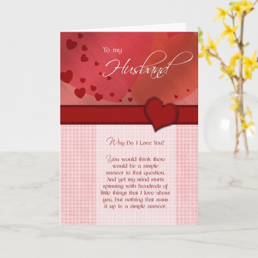 Carte Anniversaire - À mon mari (Fleur jaune)