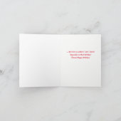 Carte Anniversaire à Thème Vin pour Collègue Drôle (Intérieur)