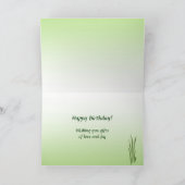 Carte Anniversaire Abstrait de Wild Fern (Intérieur)