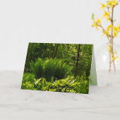 Carte Anniversaire Abstrait de Wild Fern (Fleur jaune)