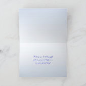 Carte Anniversaire Abstrait du coucher du soleil (Intérieur)