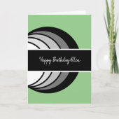 Carte Anniversaire Abstrait moderne (Devant)