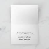 CARTE ANNIVERSAIRE - ABSTRAIT - NEPHEW (Intérieur)