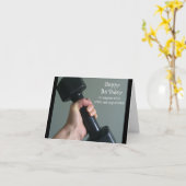 Carte Anniversaire actif et inspirant (Fleur jaune)